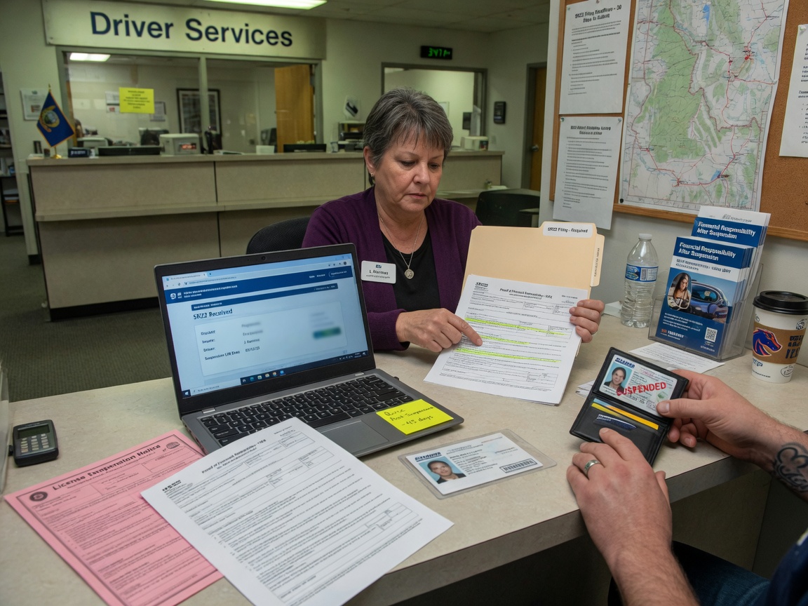 How Idaho DMV Handles SR22 Filings After License Suspension