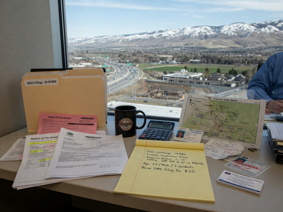 What Affects SR22 Insurance Costs in the Treasure Valley